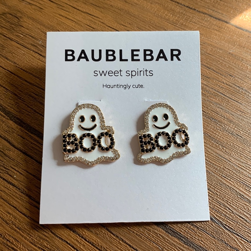 Baublebar sweet spirits ghost stud dangle earrings